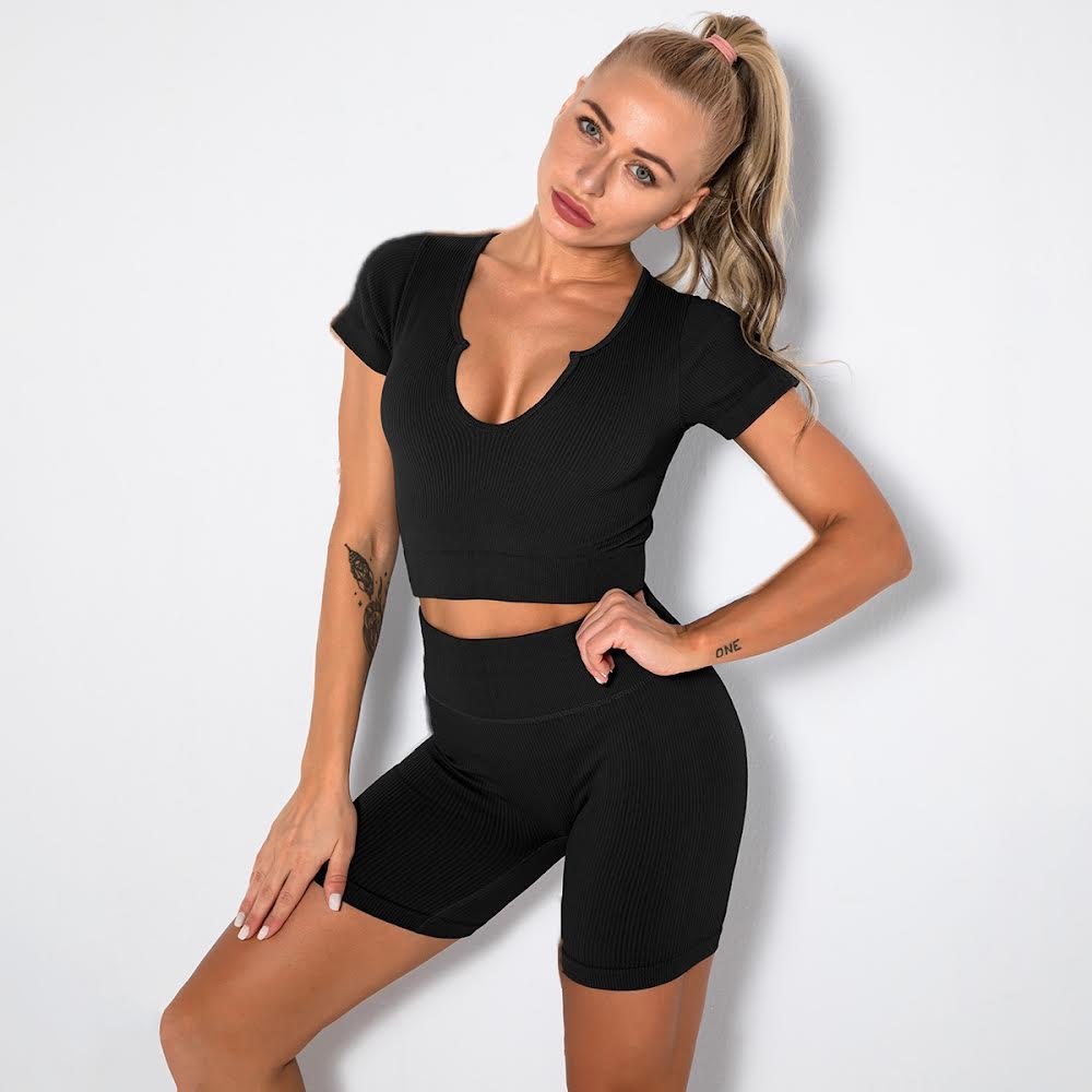 COPY - Crop top short set.